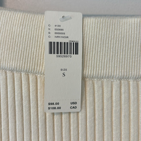 Anthropology ivory pencil skirt new with tags - Picture 4 of 4